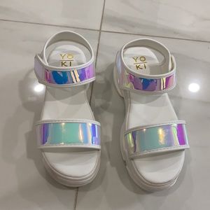 NWB | STAR-12 PLATFORM SANDALS